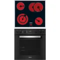 Produktbild: Miele Herdset H 2459 E Active Obsidianschwarz + KM 6013