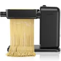 Produktbild: Arendo Nudelmaschine elektrisch, Pasta Maker, 5 Stärken, 120 W, Nudelwalze, 2 Schneideinsätze 2 mm & 6 mm, Knetmaschine
