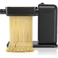 Produktbild: Arendo elektrische Nudelmaschine 120W, 5 Dicke-Einstellungen, 14 cm Teigbreite, mit Nudelwalze, 2mm & 6mm Nudelaufsätzen, Anti-Rutsch-Füße, für... - Schwarz
