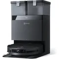 Produktbild: ECOVACS DEEBOT T50 Omni Gen2 Saugroboter mit Wischfunktion, 21.000 Pa, Ausziehbare Seitenbürste und Mopp, ZeroTangle 2.0, Moppwäsche mit 75°C heißem Wasser, All-in-One Station, 81 mm, Silberschwarz