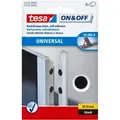 Produktbild: Tesa - On & Off selbstklebende Klettpunkte, schwarz, Ø16 mm, 8 Stück