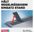 Produktbild: tesa Tesa ON&OFF Klettpunkte 16mm, stark, schwarz. Elektro-Kabel, Starke Haftung auf vielen Oberflächen