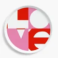 Produktbild: PPD Love Graphic Trend Plate 15 Teller Frühstücksteller New Bone China Ø 15 cm