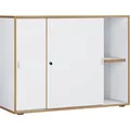 Produktbild: VCM Schiebetürenschrank Salia 920734, Holz, abschließbar, 100 x 74 x 37cm, weiß