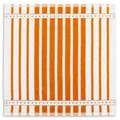Produktbild: KRACHT, Geschirrtuch Frottier, classic Streifen, terra-orange, 50/50cm, 100% Baumwolle