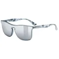 Produktbild: Uvex heyday - Sportbrille für Damen und Herren - 100% UVA-, B, C Schutz- Schutz vor IR-Strahlung - mirror - gray camo/silver mirror - one size