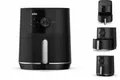 Produktbild: Airfryer Heißluftfritteuse Braun Schwarz 1500 W Schwarz