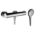 Produktbild: LAUFEN TwinPlus Duschenmischer, Aufputz, Thermostat, 1 Verbraucher, inklusive