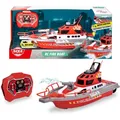 Produktbild: Dickie RC Fire Boat, RTR Feuerwehrboot Wasserspritzfunktion Fernbedienung  rot