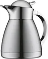 Produktbild: alfi Isolierkanne Albergo TT 0,6l | Thermoskanne Edelstahl poliert | lange Warmhaltung | Einhandbedienung | bruchfest