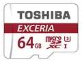 Produktbild: Toshiba EXCERIA M302-EA Micro SDXC 64GB UHS-I Klasse 10 Speicherkarte (bis zu 90MB/s lesen)