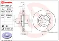 Produktbild: BREMBO 09.C391.21 Brake Disc for ABARTH,FIAT,MAZDA