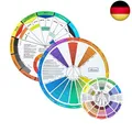 Produktbild: Tolesum 3 Stück Farbrad,Farbmischrad Board,Farbmischung,Kreative Farbkreis 
