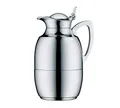 Produktbild: alfi JUWEL TT 1,0l, silber chrome plated, elegante Isolierkanne mit doppelwandigem Edelstahleinsatz, 12h heiß & 24h kalt, ideal als Kaffeekanne, Teekanne