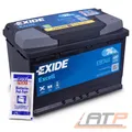 Produktbild: EXIDE AUTOBATTERIE 12V 74Ah STARTERBATTERIE 680A EB740 EXCELL+BATTERIE POL FETT