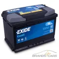 Produktbild: EXIDE AUTOBATTERIE 12V 74Ah STARTERBATTERIE 680A EB740 EXCELL