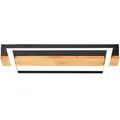 Produktbild: Brilliant LED Deckenleuchte Loneos schwarz Holz 24W 3000K Warmweiß