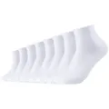 Produktbild: s.Oliver Unisex Socken, 8er Pack - Quarter, einfarbig Weiß 43-46