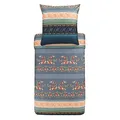 Produktbild: Bassetti Bettwäsche Garnitur Orosei G1 aus Baumwolle Mako-Satin in der Farbe Grau 2-Teilig mit Reißverschluss, Maße: 135cm x 200cm, 80cm x 80cm, 9323451