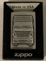 Produktbild: Feuerzeug Zippo King of the Road aus Chrom gebürstet in silber seidenmatt Emblem