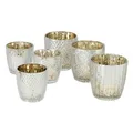 Produktbild: Boltze home theelichthouder glas zilver 2-dlg.