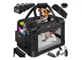 Produktbild: LOVPET® Hundebox Hundetransportbox faltbar Inkl.Hundenapf Transporttasche Hundetasche Transportbox für Haustiere, Hunde und Katzen Haustiertransportbox