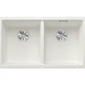 Produktbild: Blanco Subline 350/350-u Spüle 523578 75,5x46cm, PuraDur weiß, für Unterbau