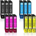 Produktbild: 12er Pack Druckerpatronen 16 16XL kompatibel mit Epson WF-2660