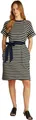 Produktbild: Tommy Hilfiger Damen Kleid Cotton Interlock zum Binden, Mehrfarbig (Breton STP N Sky/Country Ivory), XS