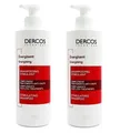 Produktbild: VICHY DERCOS Vital-Shampoo m.Aminexil bei Haarausfall 400 ml x2