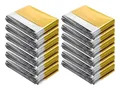 Produktbild: 20 Stück Rettungsdecke Gold Silber Doppelseitige Notfalldecken Erste Hilfe De...