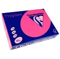 Produktbild: Clairefontaine 1771C - Ries mit 500 Blatt Druckerpapier / Kopierpapier Trophée, DIN A4 (21x29,7 cm), 80g, Fuchsia intensive Farben, 1 Ries