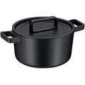 Produktbild: WMF Schmortopf, Schwarz, Metall, 5,2 L, rund, backofengeeignet,backofengeeignet, Kochen, Töpfe, Schmortöpfe