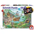 Produktbild: Schmidt Spiele Puzzle Piratenbucht 100 Teile bunt Kinderpuzzle Gesellschaftspiel