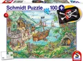 Produktbild: Schmidt Kinderpuzzle mit Piratenflagge 56330 In der Piratenbucht