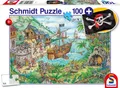 Produktbild: IN DER PIRATENBUCHT - PUZZLE MIT PIRATENFLAGGE - Schmidt 56330 - 100 Pcs.