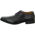 Produktbild: Clarks Tilden Plain 26110350 7, Schnürschuhe in Schwarz für Herren, Größe 44,5 - Schwarz - 44,5