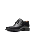 Produktbild: Clarks Herren Tilden Plain Derby, Black Leather, 44.5 EU