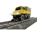 Produktbild: MB Unimog U406 Zweiwegefahrzeug 1:87 für H0 Eisenbahn Straße+Schiene 500504146