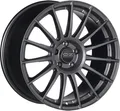 Produktbild: ALUFELGE OZ Racing SUPERTURISMO LM 7.5x17 4x100 ET 35 MATT GRAPHITE SILVER LETTERING