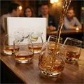 Produktbild: Gravidus edles Whiskygläser-Set mit 6 Whiskygläser - ca. 200 ml pro Glas, Bar Rocking Whisky Glas - Wackelgläser mit rundem Boden - Ideal zum Verschenken