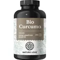 Produktbild: NATURE LOVE Bio Curcuma - 240 Kapseln - mit Curcumin aus Kurkuma und Piperin aus schwarzem Pfeffer