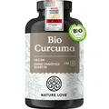 Produktbild: NATURE LOVE Bio Curcuma - 240 Kapseln - mit Curcumin aus Kurkuma und Piperin