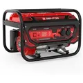 Produktbild: GENTOR Stromerzeuger 4-Takt 7 PS 2200 W GT2200D Stromerzeuger leise Generator Stromgenerato, (Komplett-Set), Benzin Generator Stromerzeuger 2200 Watt 230V Steckdose rot