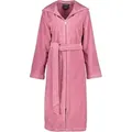Produktbild: Cawö Home Damenbademantel 837 Kapuze Velours, Kapuze, 80% Baumwolle, 20% Polyester rosa L