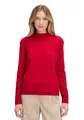 Produktbild: Betty Barclay Damen Basic-Strickpullover mit Stehkragen 44, Rot