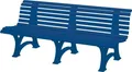 Produktbild: Blome Gartenbank BORKUM 4-Sitzer Länge 2000 mm