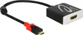 Produktbild: DELOCK USB Kabel C -> HDMI A St/Bu 4K 0.20m schwarz