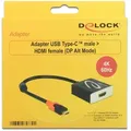 Produktbild: DELOCK Videoadapter, USB-C (Stecker) auf HDMI (Buchse)