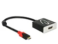 Produktbild: DeLock Adapterkabel USB Type-C Stecker > HDMI 4 K/60 Hz Buchse schwarz DP-Alt Mode, 62730